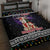 Siberian Husky Show Up Xmas Christmas Quilt Bed Set Xmas Holiday Patterns - Wonder Print Shop