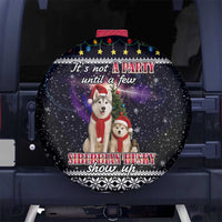 Siberian Husky Show Up Xmas Christmas Spare Tire Cover Xmas Holiday Patterns - Wonder Print Shop