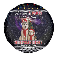 Siberian Husky Show Up Xmas Christmas Spare Tire Cover Xmas Holiday Patterns - Wonder Print Shop