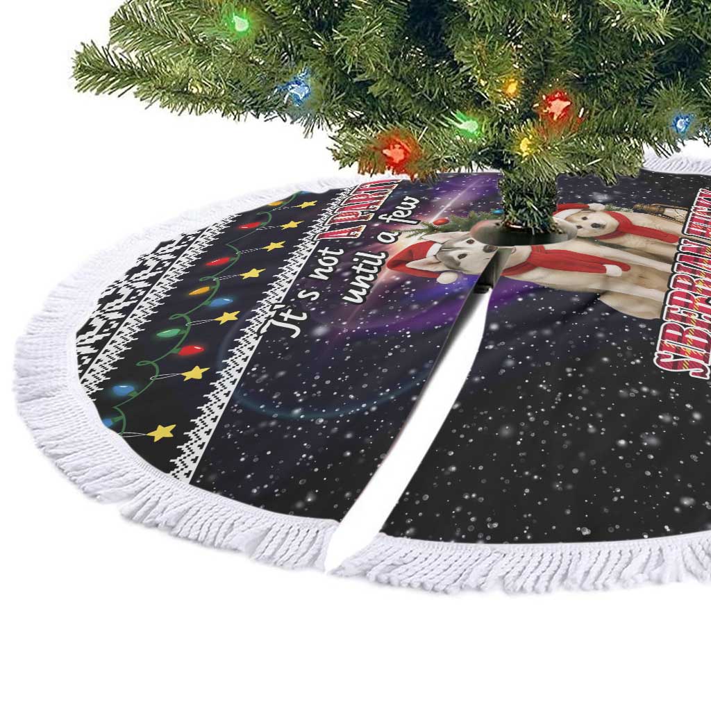 Siberian Husky Show Up Xmas Christmas Tree Skirt Xmas Holiday Patterns - Wonder Print Shop