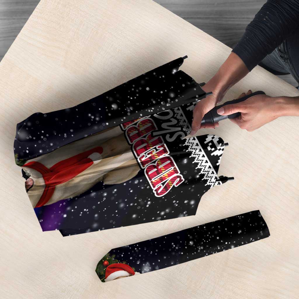 Siberian Husky Show Up Xmas Christmas Umbrella Xmas Holiday Patterns - Wonder Print Shop