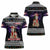 Siberian Husky Show Up Xmas Christmas Women Polo Shirt Xmas Holiday Patterns - Wonder Print Shop