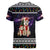 Siberian Husky Show Up Xmas Christmas Women V-Neck T-Shirt Xmas Holiday Patterns - Wonder Print Shop