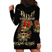I'm Not A Princess I'm The Fcking Queen Hoodie Dress - Wonder Print Shop