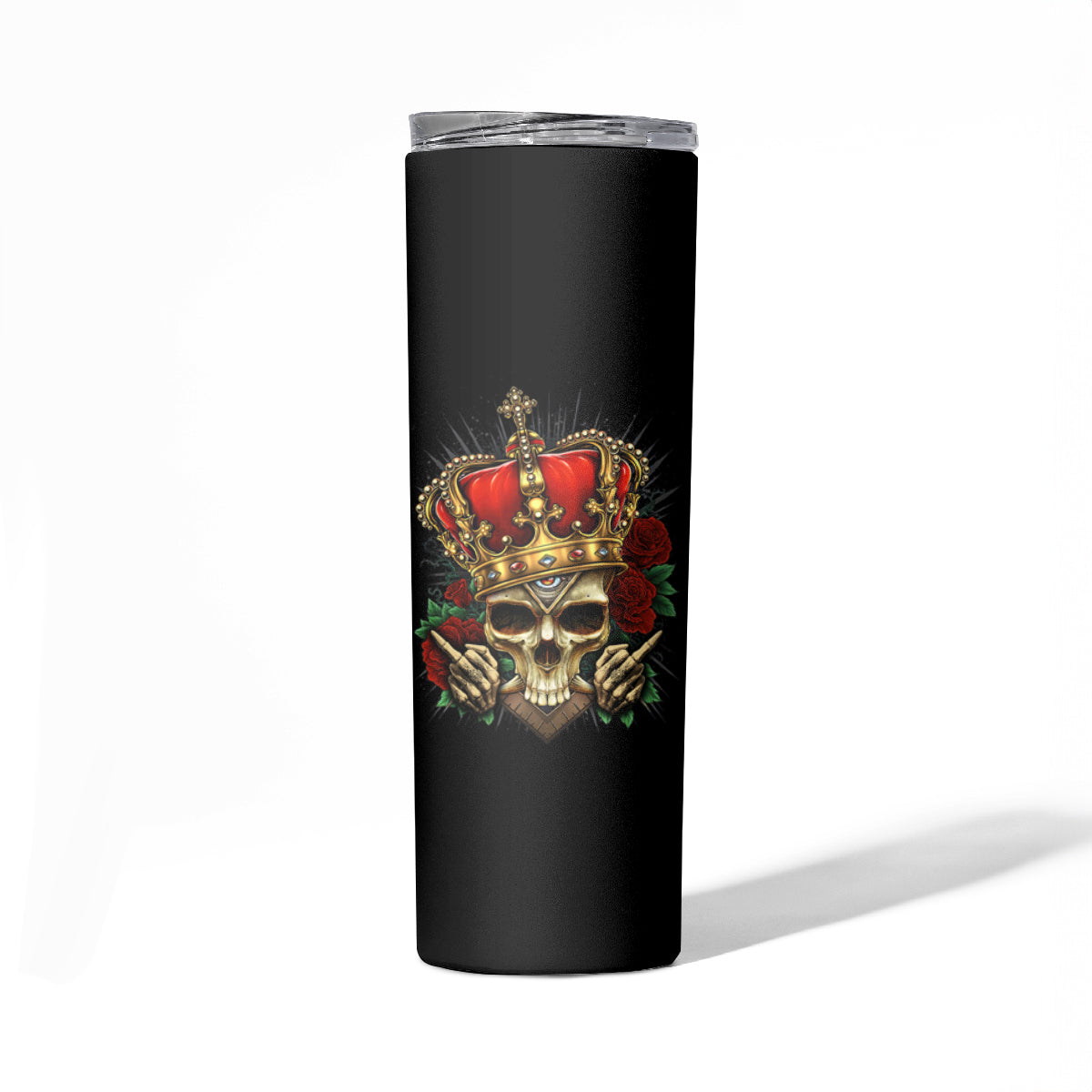 I'm Not A Princess I'm The Fcking Queen Skinny Tumbler - Wonder Print Shop