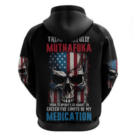 Tread Carefully Muthafuka Hoodie - Wonder Print Shop
