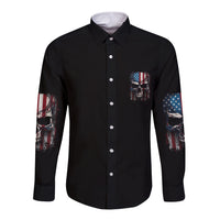 Tread Carefully Muthafuka Long Sleeve Button Shirt - Wonder Print Shop