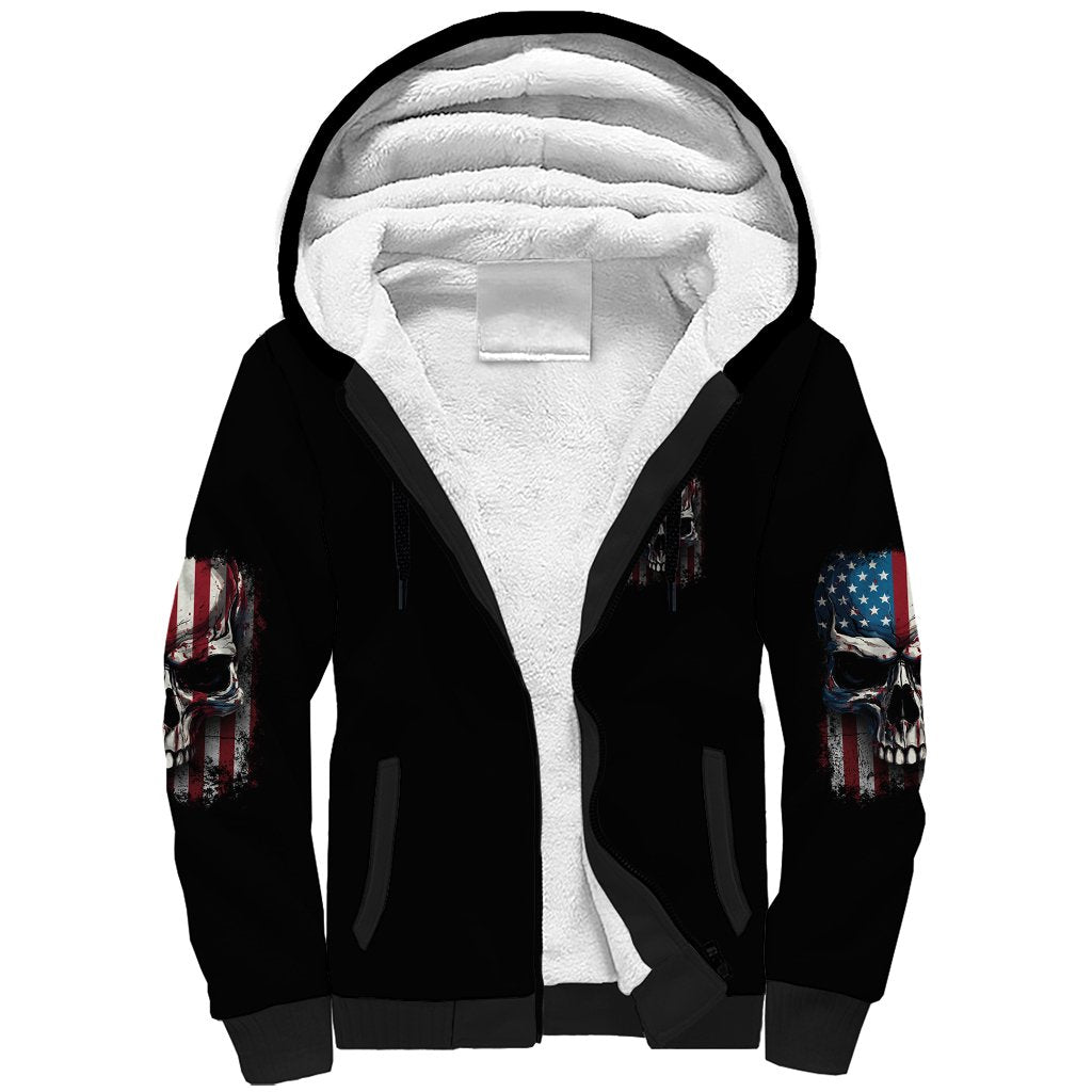 Tread Carefully Muthafuka Sherpa Hoodie - Wonder Print Shop