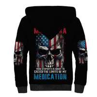Tread Carefully Muthafuka Sherpa Hoodie - Wonder Print Shop