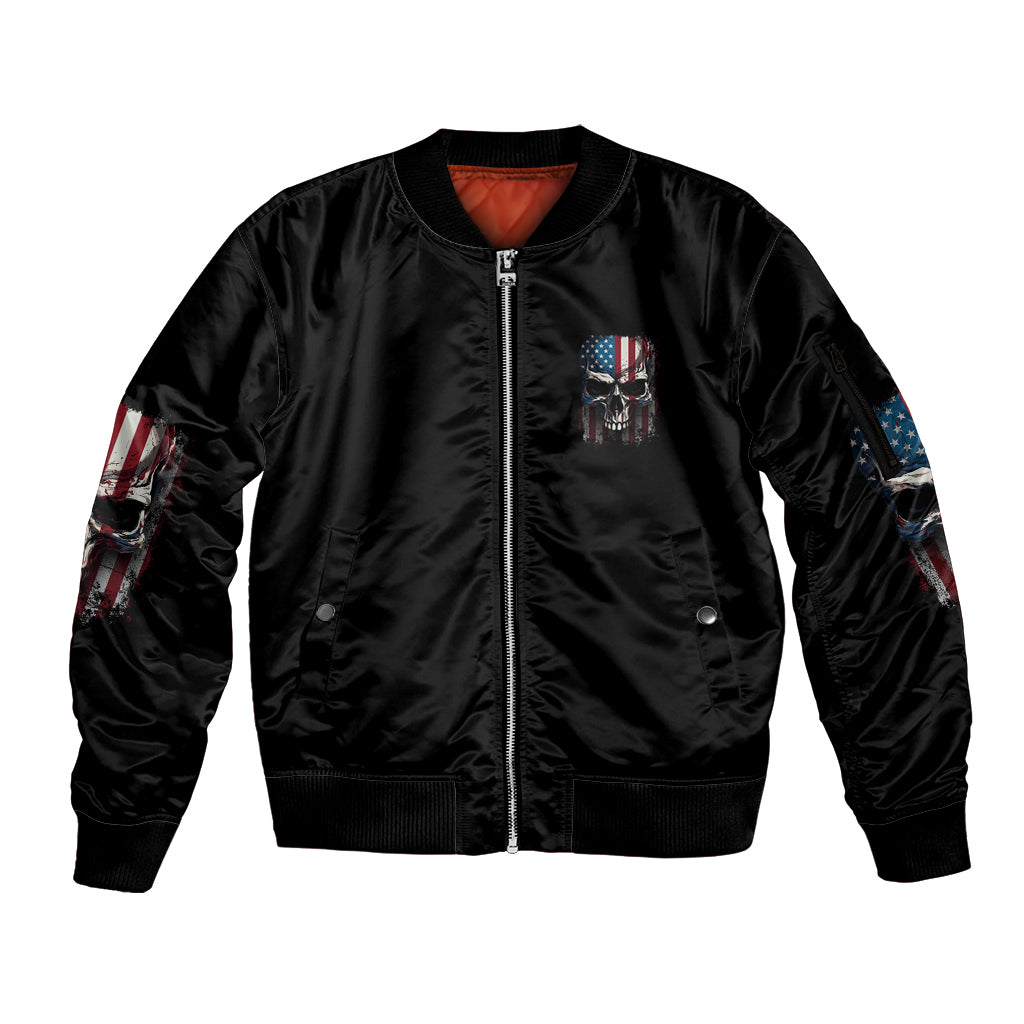 Tread Carefully Muthafuka Sleeve Zip Bomber Jacket - Wonder Print Shop