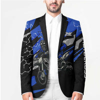 Personalized Extreme Motocross Blazer with Blue Rider – Dirt Bike Racing Design - Wonder Print Shop