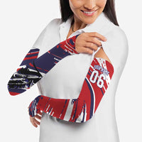 Personalized Patriotic Motocross Arm Sleeves with USA Flag Colors – Dirt Bike Racing Design - Wonder Print Shop