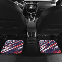 Personalized Patriotic Motocross Car Mats with USA Flag Colors – Dirt Bike Racing Design - Wonder Print Shop