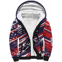 Personalized Patriotic Motocross Sherpa Hoodie with USA Flag Colors – Dirt Bike Racing Design - Wonder Print Shop