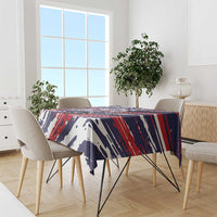 Personalized Patriotic Motocross Tablecloth with USA Flag Colors – Dirt Bike Racing Design - Wonder Print Shop