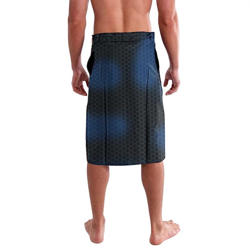 Personalized Bass Fishing Lavalava with Jumping Fish – Green and Black Angler Design - Wonder Print Shop