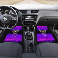 Personalized Patriotic Eagle Bowling Car Mats with Purple Flames USA Flag Wings Design - Wonder Print Shop