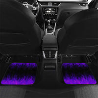 Personalized Patriotic Eagle Bowling Car Mats with Purple Flames USA Flag Wings Design - Wonder Print Shop