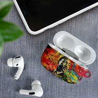 Martin Luther King Jr AirPods Case Colorful Street Art Portrait Black History Graffiti Style - Wonder Print Shop