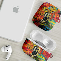 Martin Luther King Jr AirPods Case Colorful Street Art Portrait Black History Graffiti Style - Wonder Print Shop