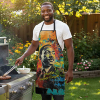 Martin Luther King Jr Apron Colorful Street Art Portrait Black History Graffiti Style - Wonder Print Shop