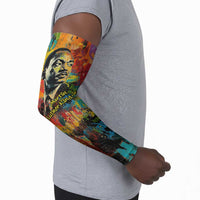 Martin Luther King Jr Arm Sleeves Colorful Street Art Portrait Black History Graffiti Style - Wonder Print Shop
