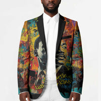Martin Luther King Jr Blazer Colorful Street Art Portrait Black History Graffiti Style - Wonder Print Shop
