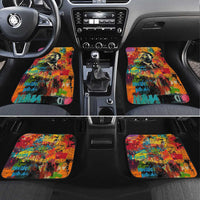 Martin Luther King Jr Car Mats Colorful Street Art Portrait Black History Graffiti Style - Wonder Print Shop