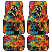 Martin Luther King Jr Car Mats Colorful Street Art Portrait Black History Graffiti Style - Wonder Print Shop