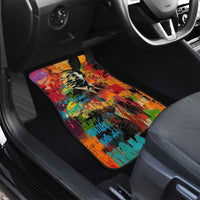 Martin Luther King Jr Car Mats Colorful Street Art Portrait Black History Graffiti Style - Wonder Print Shop