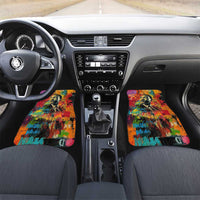 Martin Luther King Jr Car Mats Colorful Street Art Portrait Black History Graffiti Style - Wonder Print Shop
