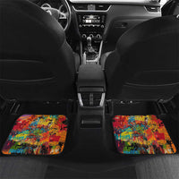 Martin Luther King Jr Car Mats Colorful Street Art Portrait Black History Graffiti Style - Wonder Print Shop