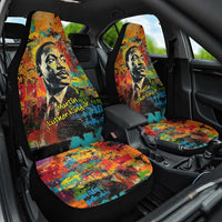 Martin Luther King Jr Car Seat Cover Colorful Street Art Portrait Black History Graffiti Style - Wonder Print Shop