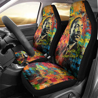 Martin Luther King Jr Car Seat Cover Colorful Street Art Portrait Black History Graffiti Style - Wonder Print Shop