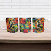 Martin Luther King Jr Ceramic Mug Colorful Street Art Portrait Black History Graffiti Style - Wonder Print Shop