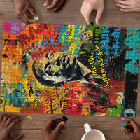 Martin Luther King Jr Puzzle Colorful Street Art Portrait Black History Graffiti Style - Wonder Print Shop