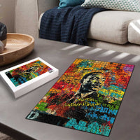 Martin Luther King Jr Puzzle Colorful Street Art Portrait Black History Graffiti Style - Wonder Print Shop