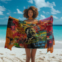 Martin Luther King Jr Sarong Colorful Street Art Portrait Black History Graffiti Style - Wonder Print Shop