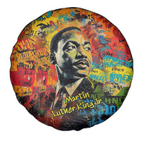Martin Luther King Jr Spare Tire Cover Colorful Street Art Portrait Black History Graffiti Style - Wonder Print Shop