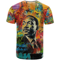Martin Luther King Jr T shirt Colorful Street Art Portrait Black History Graffiti Style TS04