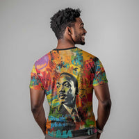 Martin Luther King Jr T shirt Colorful Street Art Portrait Black History Graffiti Style TS04