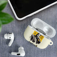 Martin Luther King Jr AirPods Case Black Lives Matter Street Art Portrait Civil Rights Tribute Bold Striped - Wonder Print Shop