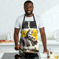 Martin Luther King Jr Apron Black Lives Matter Street Art Portrait Civil Rights Tribute Bold Striped - Wonder Print Shop
