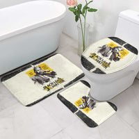 Martin Luther King Jr Bathroom Set Black Lives Matter Street Art Portrait Civil Rights Tribute Bold Striped - Wonder Print Shop