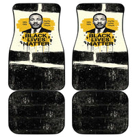 Martin Luther King Jr Car Mats Black Lives Matter Street Art Portrait Civil Rights Tribute Bold Striped - Wonder Print Shop