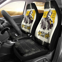 Martin Luther King Jr Car Seat Cover Black Lives Matter Street Art Portrait Civil Rights Tribute Bold Striped - Wonder Print Shop