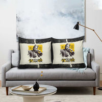 Martin Luther King Jr Pillow Cover Black Lives Matter Street Art Portrait Civil Rights Tribute Bold Striped - Wonder Print Shop