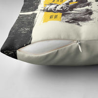 Martin Luther King Jr Pillow Cover Black Lives Matter Street Art Portrait Civil Rights Tribute Bold Striped - Wonder Print Shop