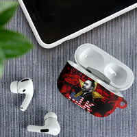 MLK Day AirPods Case Martin Luther King Jr Tribute American Flag Lettering - Wonder Print Shop