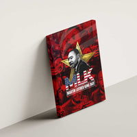 MLK Day Canvas Wall Art Martin Luther King Jr Tribute American Flag Lettering - Wonder Print Shop